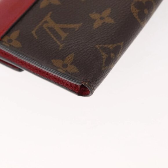 LOUIS VUITTON Monogram Noir Portefeuille Purse Compact Wallet M67478 Auth fm4941 - Picture 3 of 16